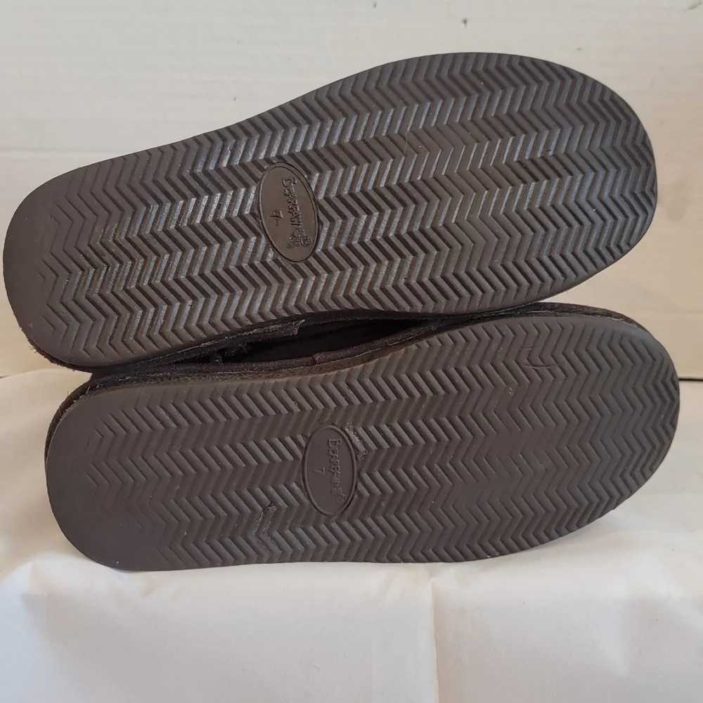 BEARPAW‎ BROWN SUEDE LEATHER 10
